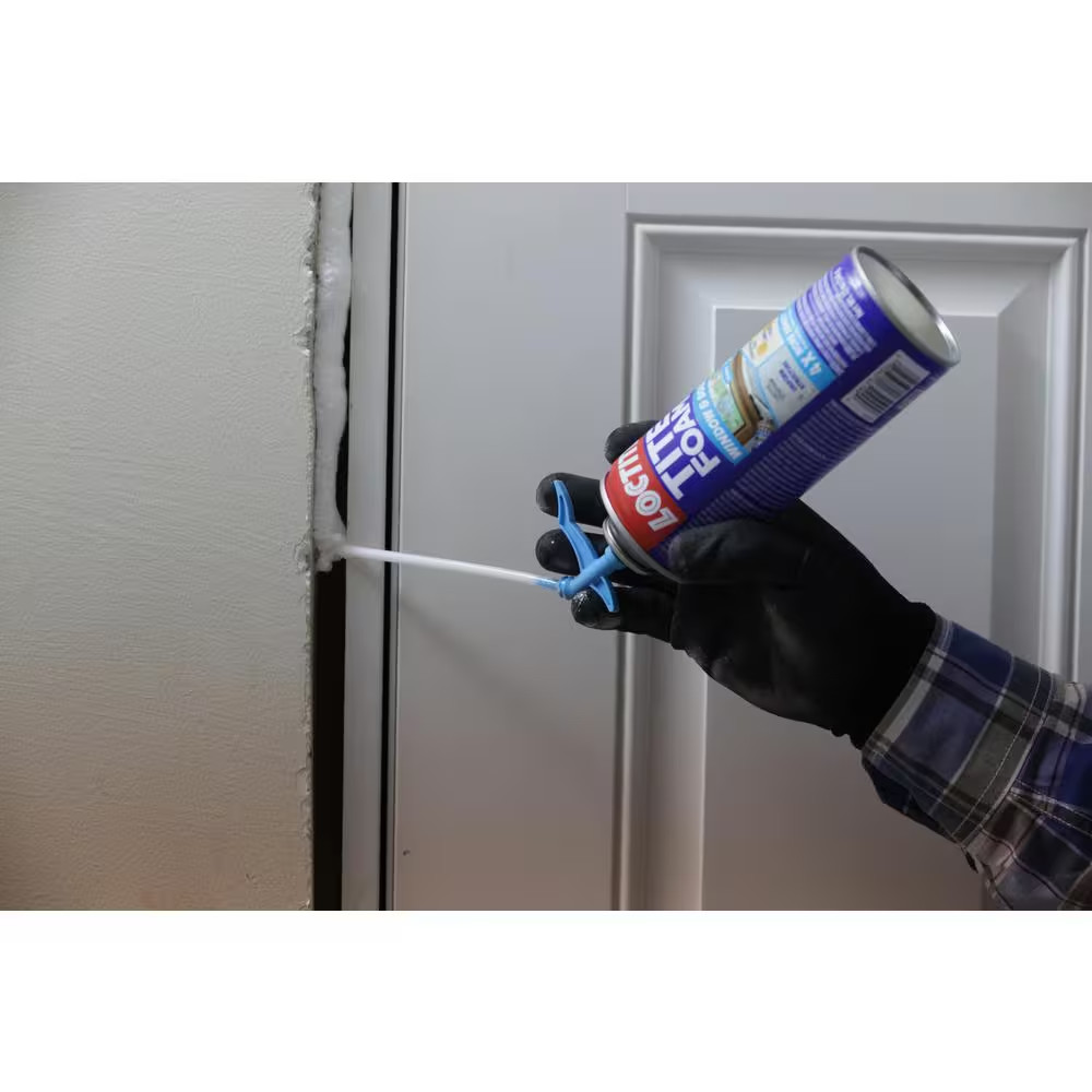 TITE FOAM Windows and Doors Spray Foam, Bright White, 12 Oz. Can, Insulating Spr
