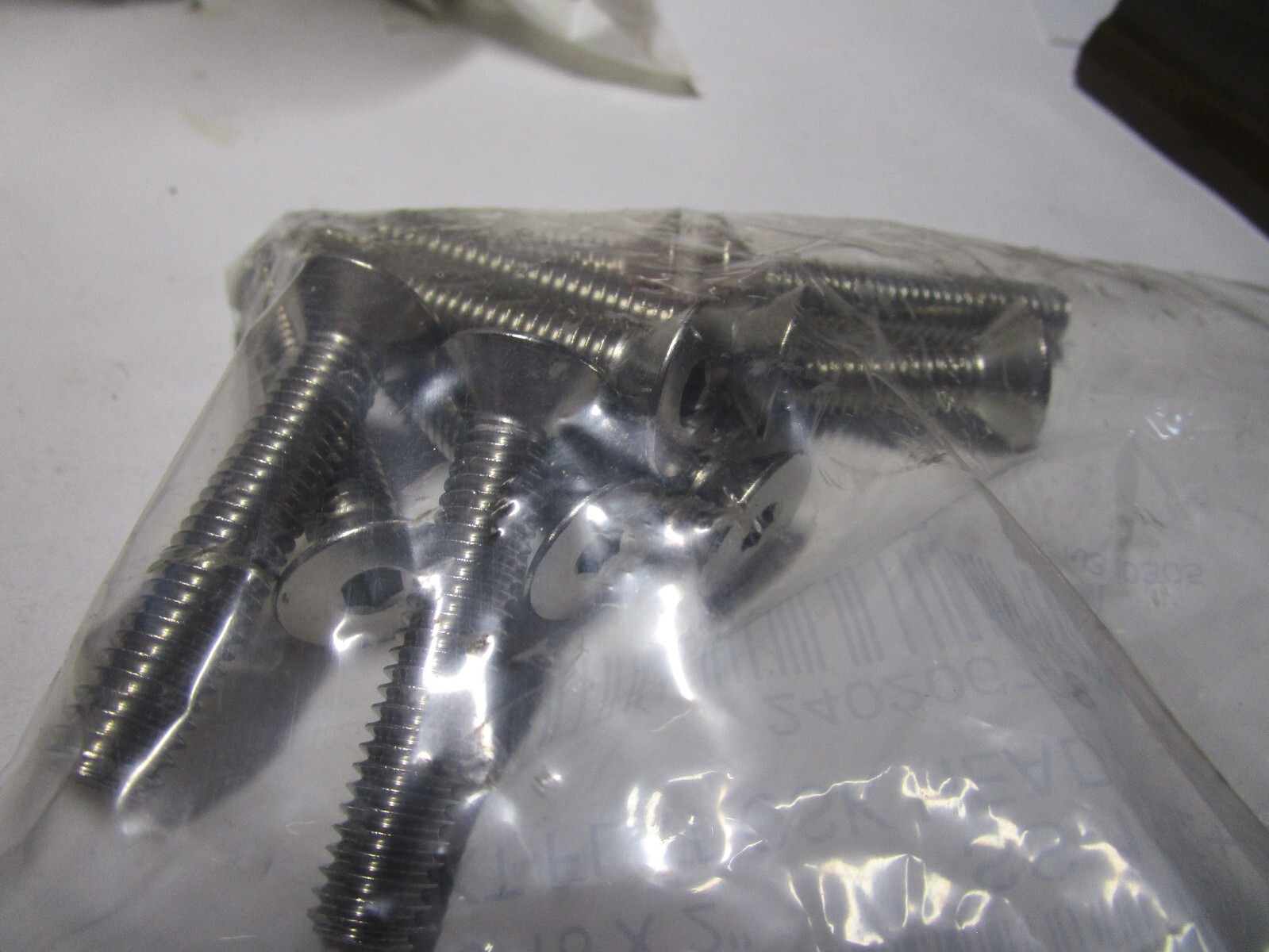 3/8″-16 x 2″ L 7/32″ Hex 18-8 Stainless Steel Flat Head Socket Cap Screw QTY 10
