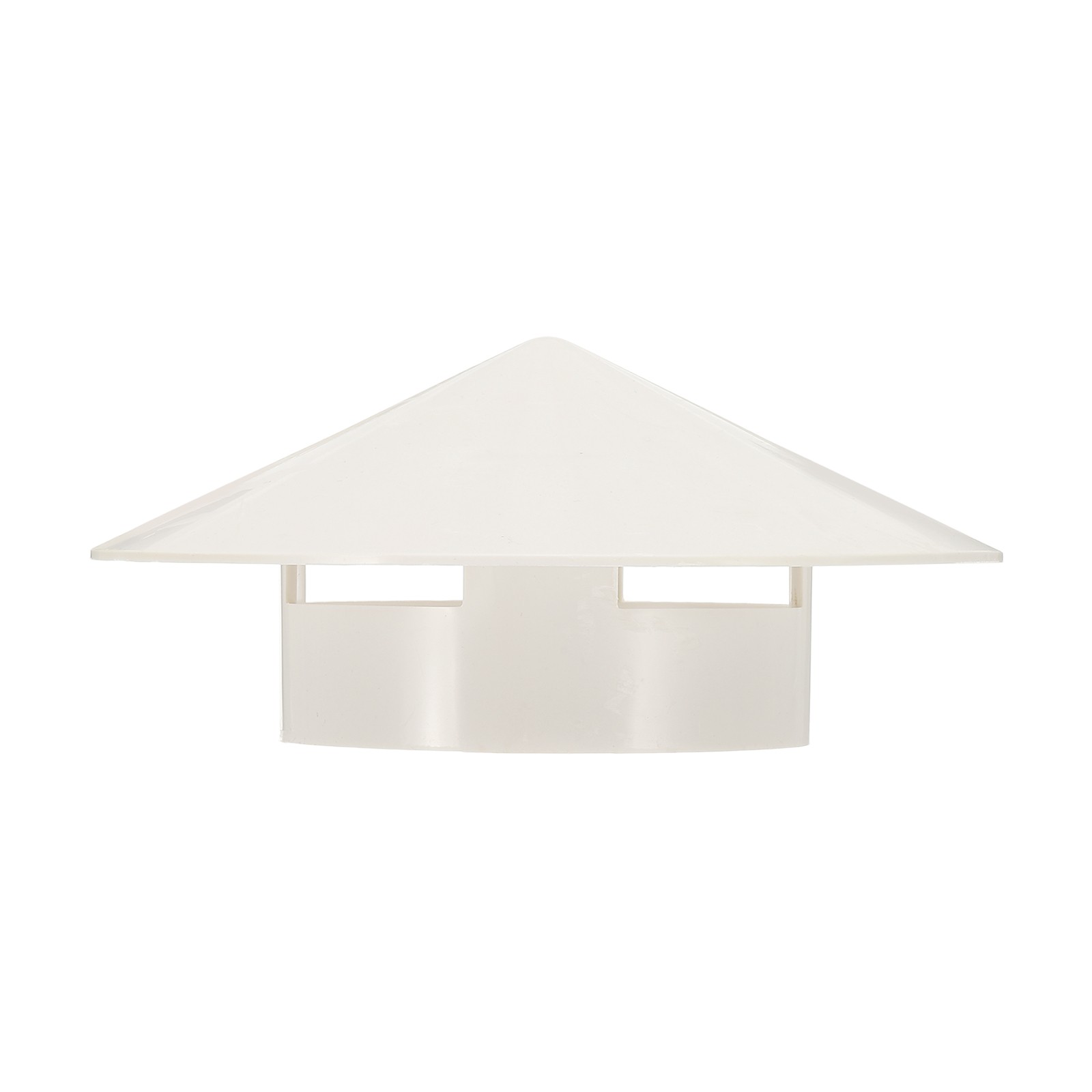 4″ Chimney Cap, Roof Vent Cap Cowl Rain Cover Air Vent Cap, White