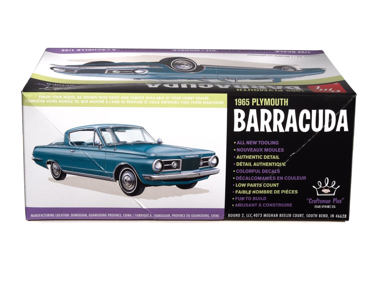 AMT 1965 Plymouth Barracuda 1:25 Scale (3.75″ x 9.25″ x 6.5″), Multiple