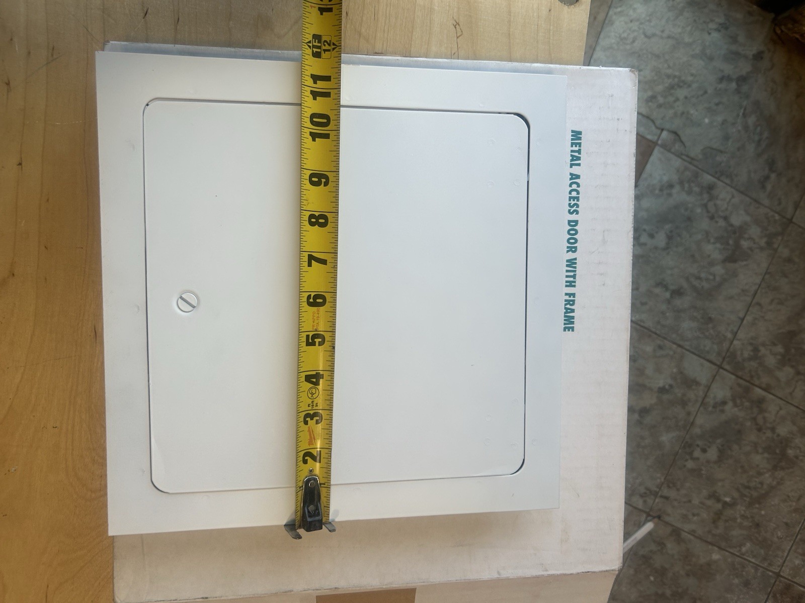 Elmdor 10″ X 10″ Steel Hinged Metal Wall/Ceiling Access Door/White Primed