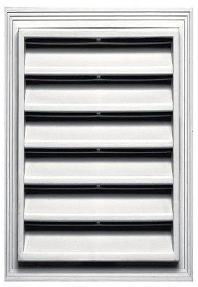 Builders Edge 12×12 Square Vent White 12 Inch Ceiling Wall Vent 001