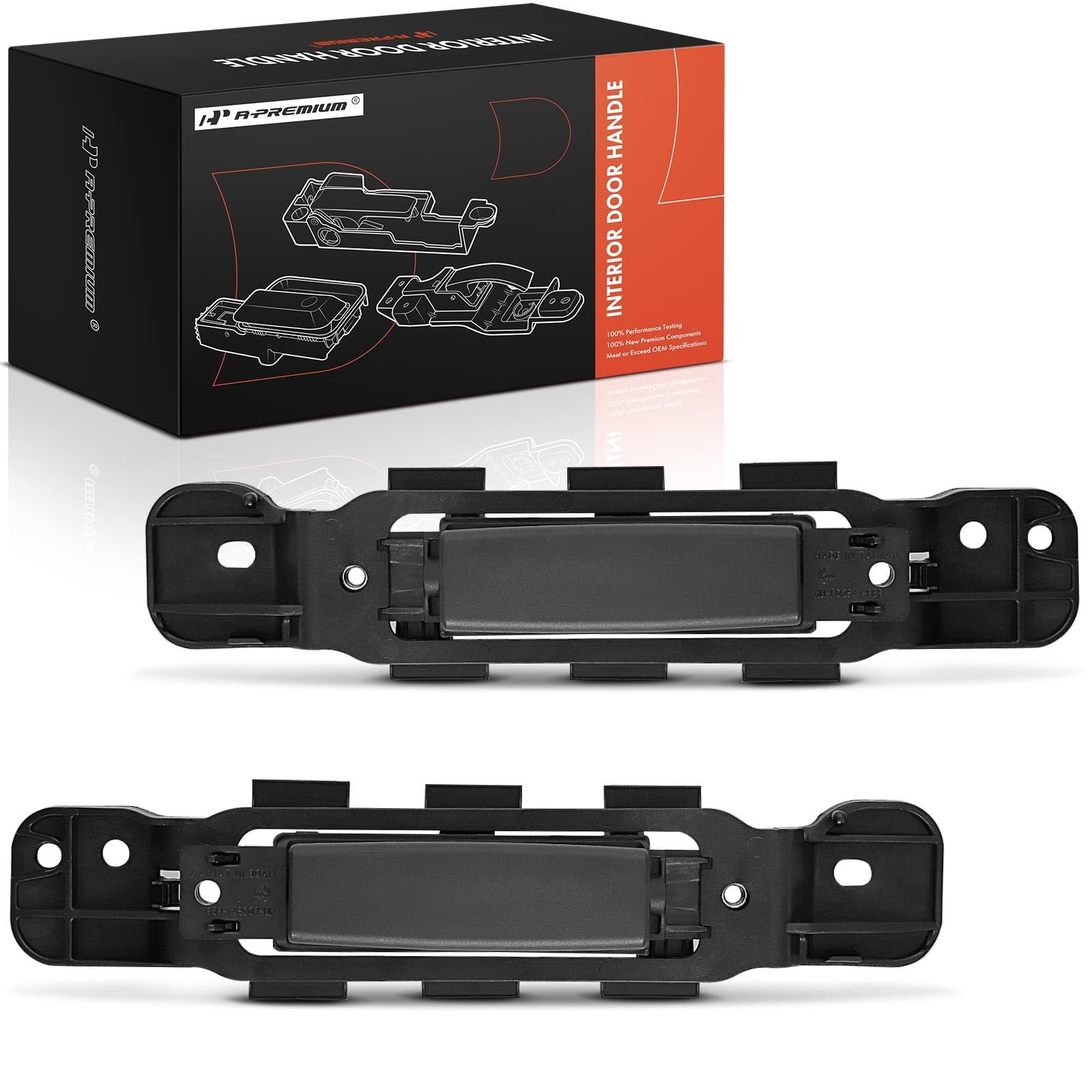 Transit Connect 2014-2018 Interior Door Handles Textured Black 2PC Set Rear Door