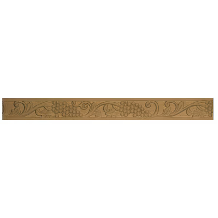 OSBORNE WOOD PRODUCTS 7402.96C 1 3/4 x 3/8 x 96 Grape Moulding in Cherry