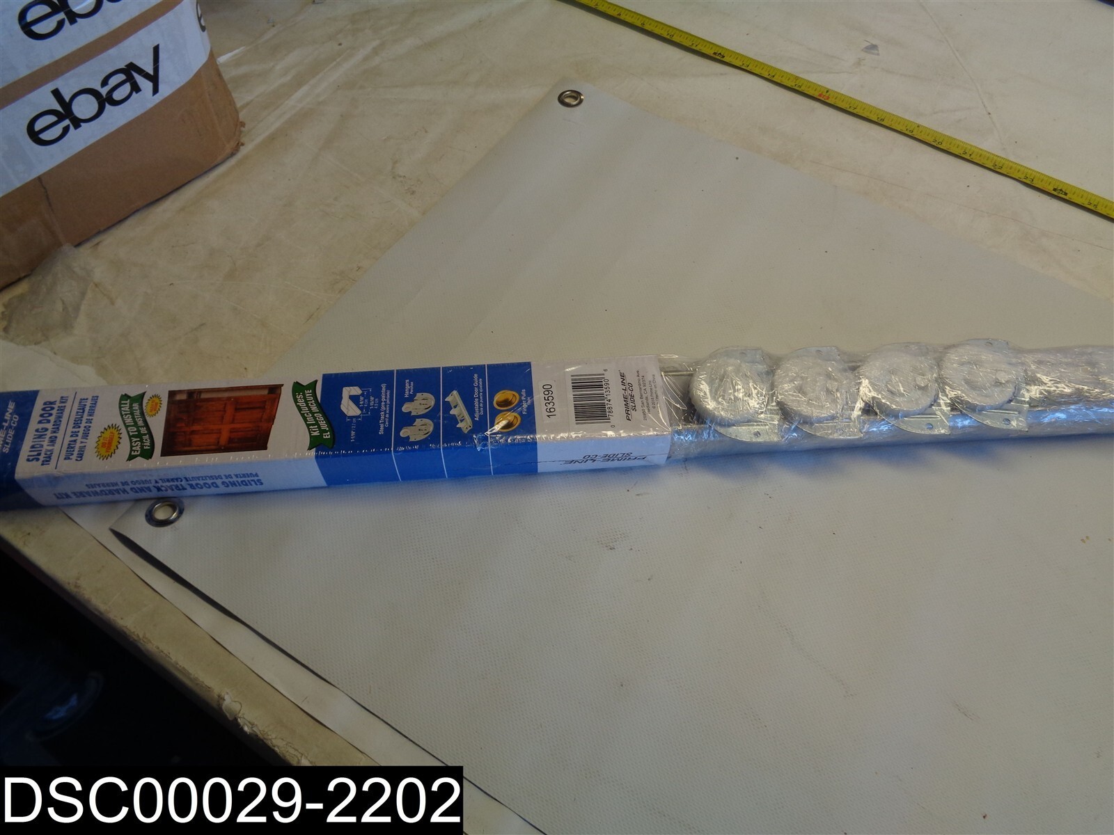 163590 Prime Line Sliding Door Track & Hardware Kit 078874135906