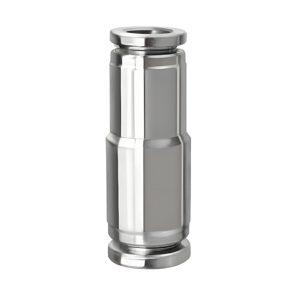 Pneumatic Push Fit Connector A2 Stainless Steel Tube Pipe Joiner Air Water Lines