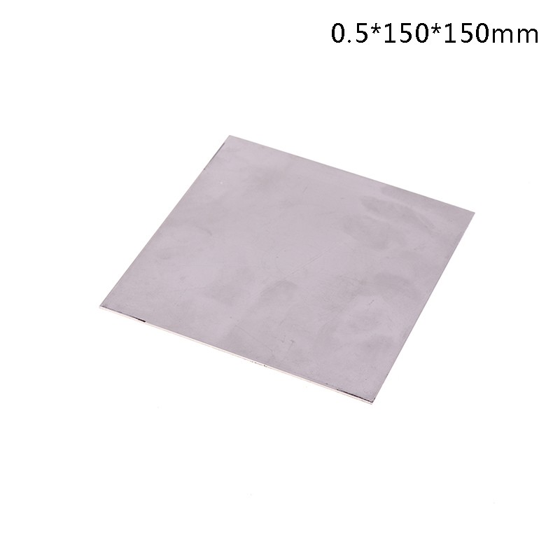 1Pc 304 Stainless Steel Square Plate Sheet Thick 1mm 1.5mm 2mm 0.8mm 0.5mm