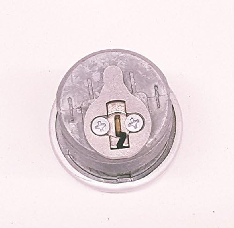 Storefront Door Mortise Lock Cylinder (Cylinder, Aluminum Silver, 2 Pack)