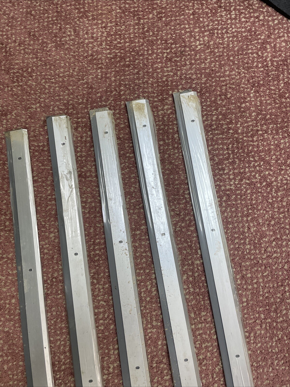NGP 200SA Silicone Door Sweep, Anodized Aluminum 36″- Lot of 5