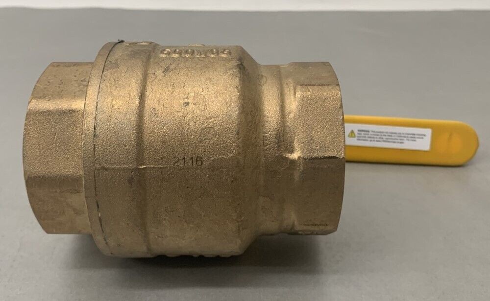 Boshart 0827-20NL No Lead Brass Ball Valve Full Port 600psi CWP 2″ FPT