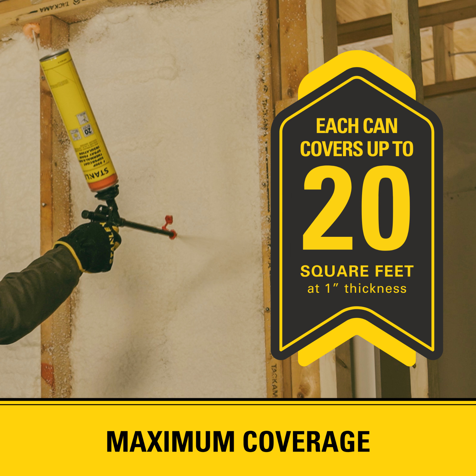 Stanley F990P SuperCoat Class A Fire Foam 27.1oz 2 Pack Closed Cell – No Gun