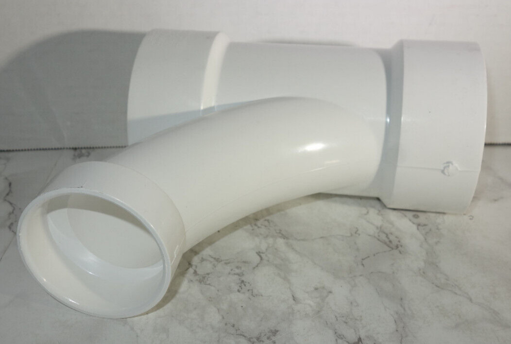 Lesso 3 Inch x 3″ x 2″ PVC DWV Reducing Combination Tee Wye 1/8 Bend LP502-338