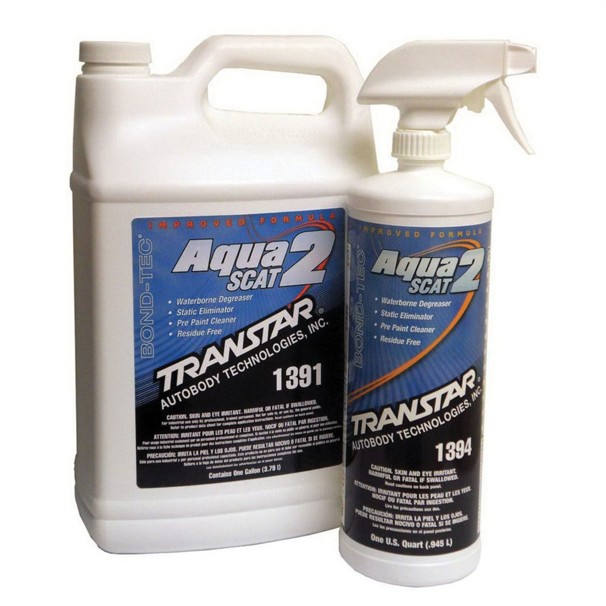 TRM.1391 Transtar Autobody Products 1391 Aqua SCAT 2 Waterborne Degreaser, 1 ga
