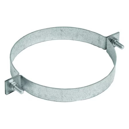 Nordfab 8010004261 Pipe Hanger, 7 In Duct Dia, Galvanized Steel, 14 Ga, 7 In W