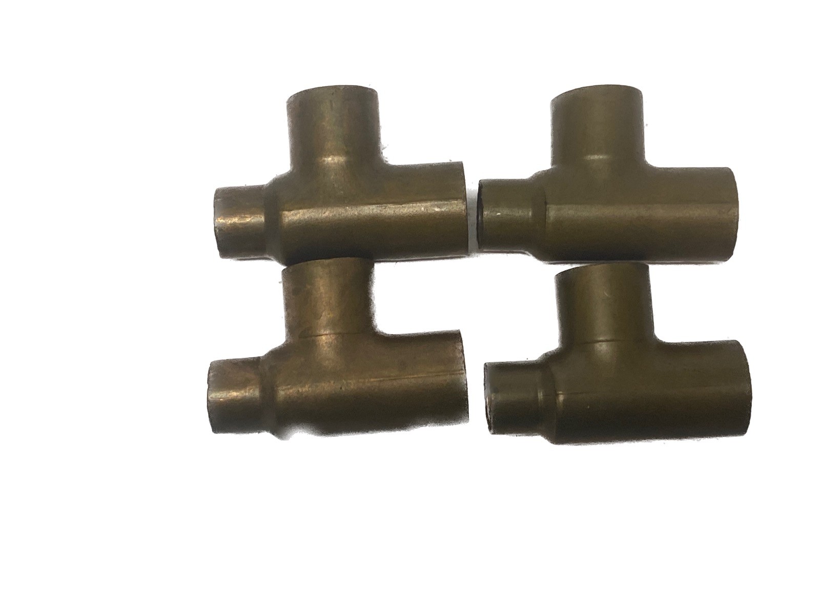 (4) NOS Nibco 3/4” x 1/2” x 3/4” Copper Wrot Tee Pipe Fittings CP611341234