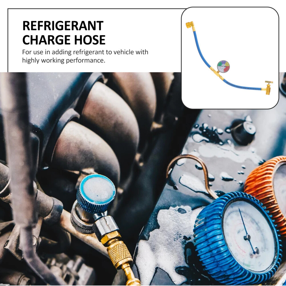 Car Air Conditioning Refrigerant DIY Recharge Hose Automotive AC Refrigerant