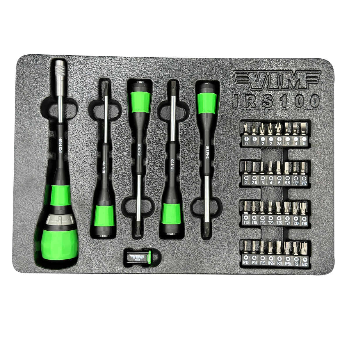 IRS100VIM Tools 39 Piece Interchangeable Ratcheting Screwdriver Master Set