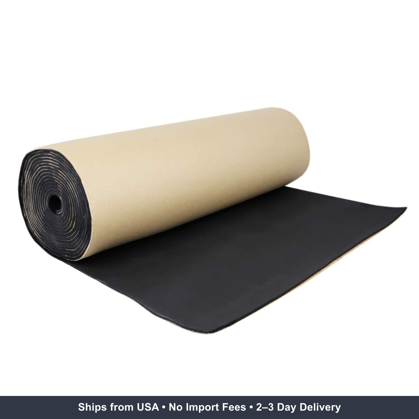 uxcell 118mil 6.46sqft Sound Absorption Proofing Insulation 3mm Cell Foam Heat D