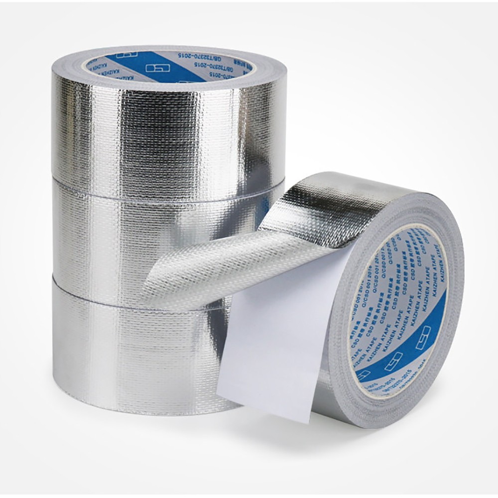 Aluminum Reinforced Heat Shield Resistant Wrap Exhaust Pipe Insulation Tape 50M