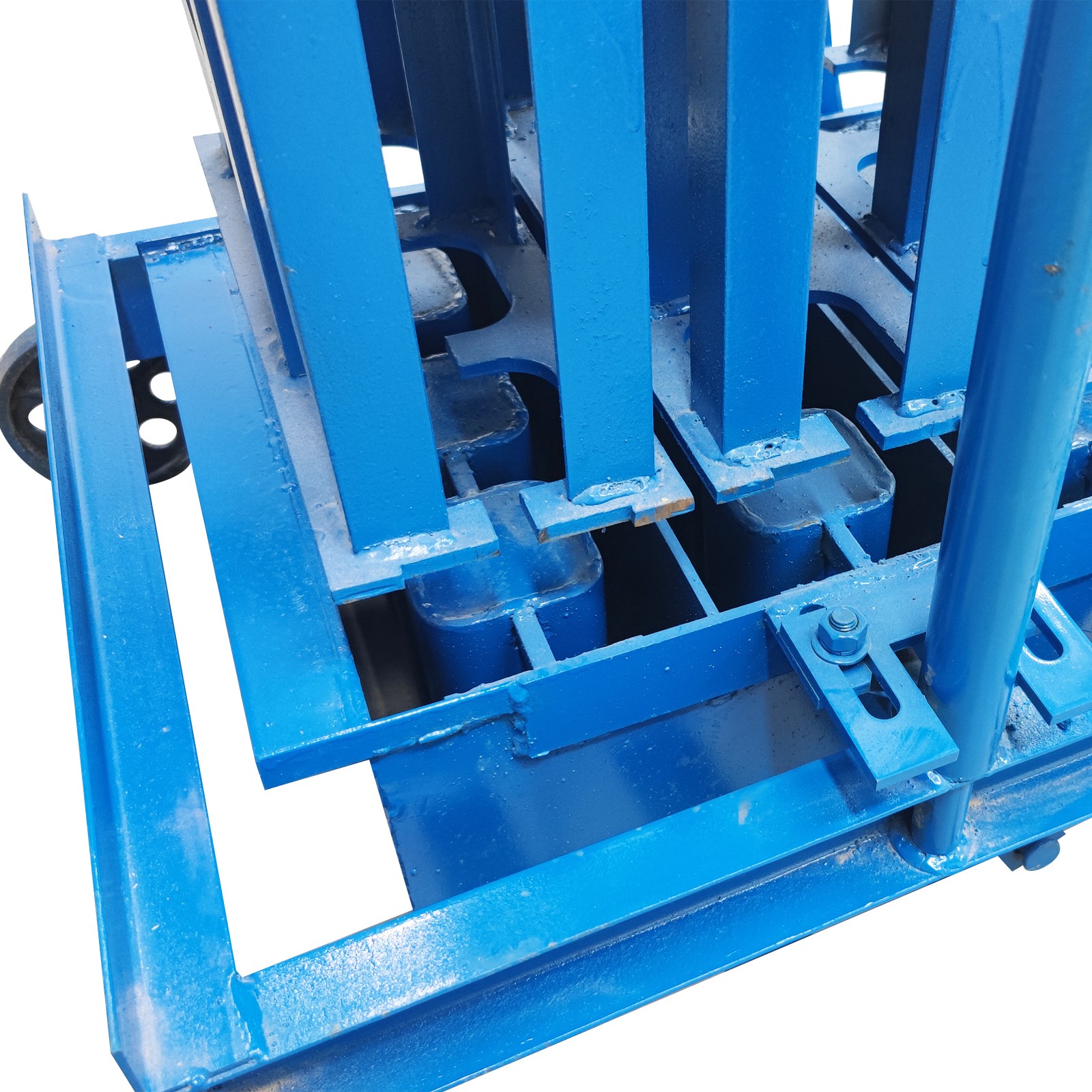 220V Hand-propelled Hollow Soil Block Brick Molding Machine Cement Brick Molds