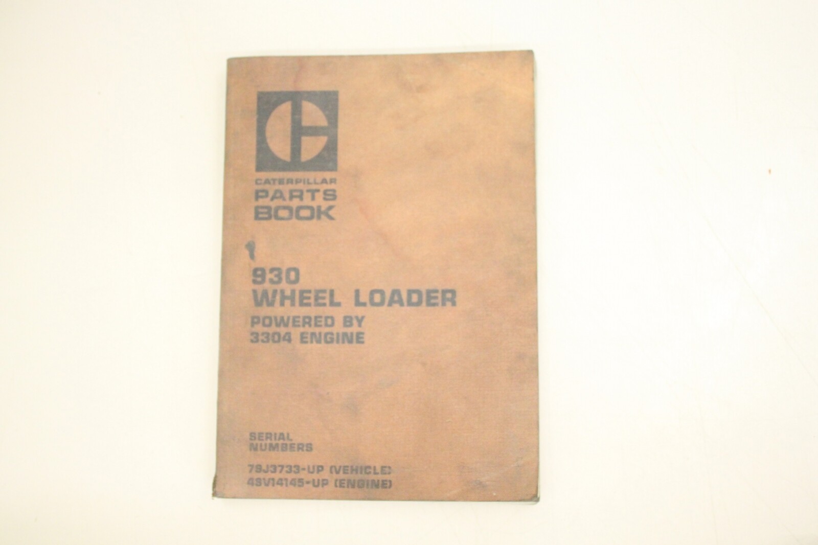 Catepillar Wheel Loader 3304 Engine CAT Owners Manual HEBP1105