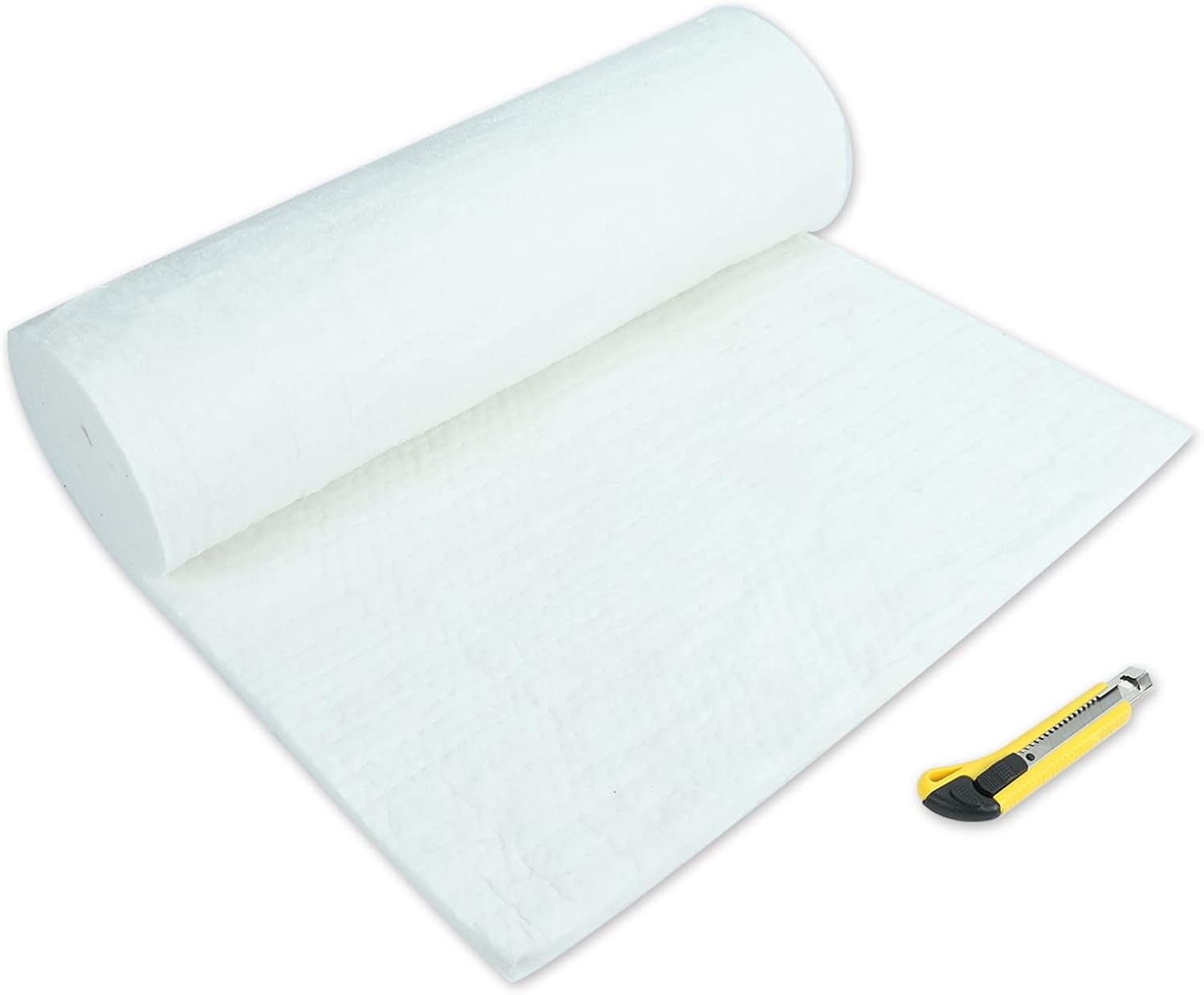 1″x24″x84″ 2400F Ceramic Fiber Fireproof Insulation Blanket Applicable to
