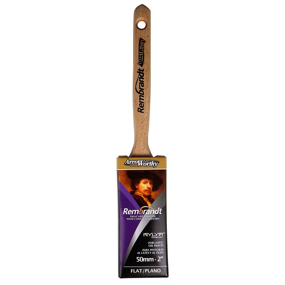 Linzer Products Corp Arroworthy 1001972 2 in. Rembrandt Medium Stiff Flat Paint