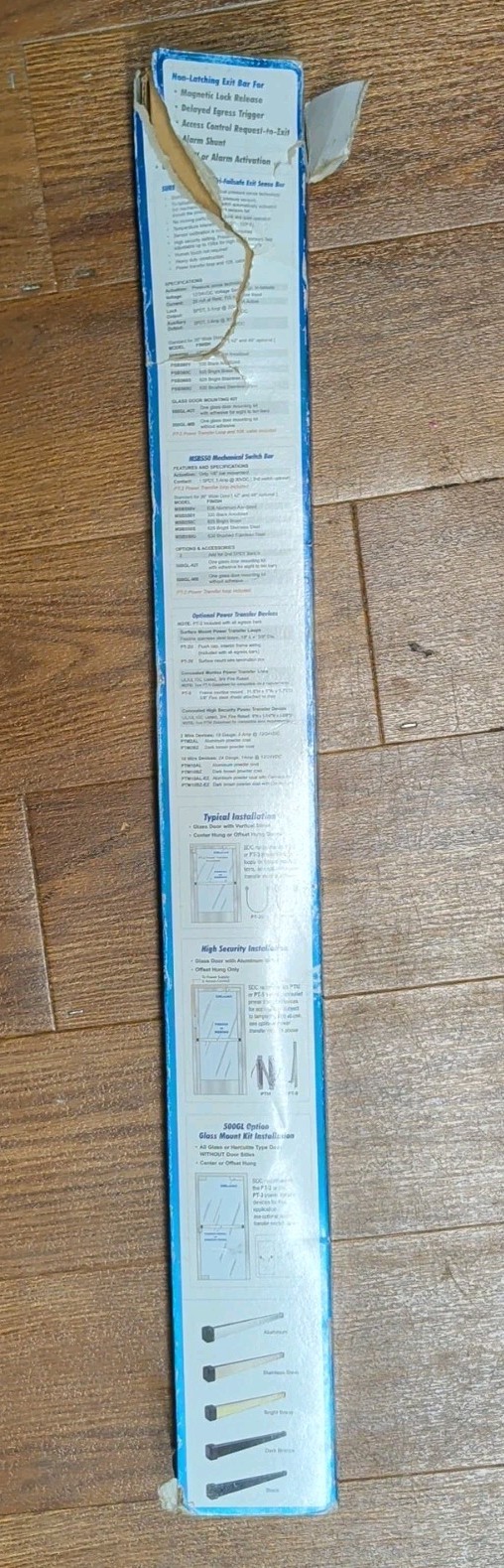 SDC SURE Exit Request-to-Exit Bar – 36″ (MSB550-2Y36)