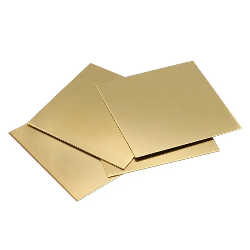 0.5/0.8/1/2/2/3/4/5/6/8mm 200x200mm H62 Brass Sheet Plate Mould DIY Brass Pad