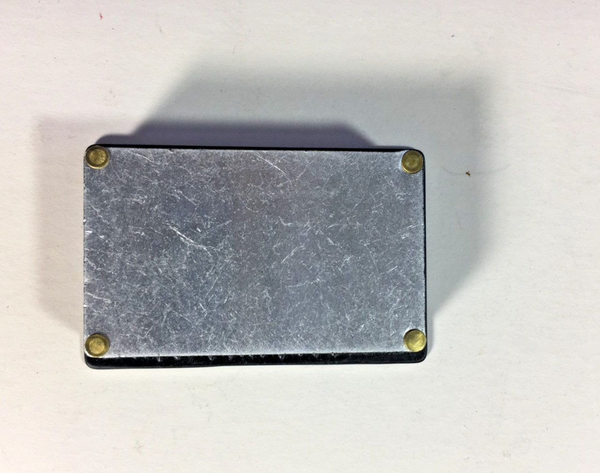 HAGER Flush Square Cup Door Pull Brushed Stainless Steel Finish