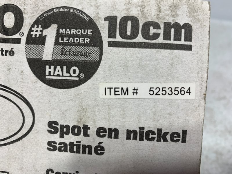 Halo 990SN Pinhole Trim 4″ Satin Nickel