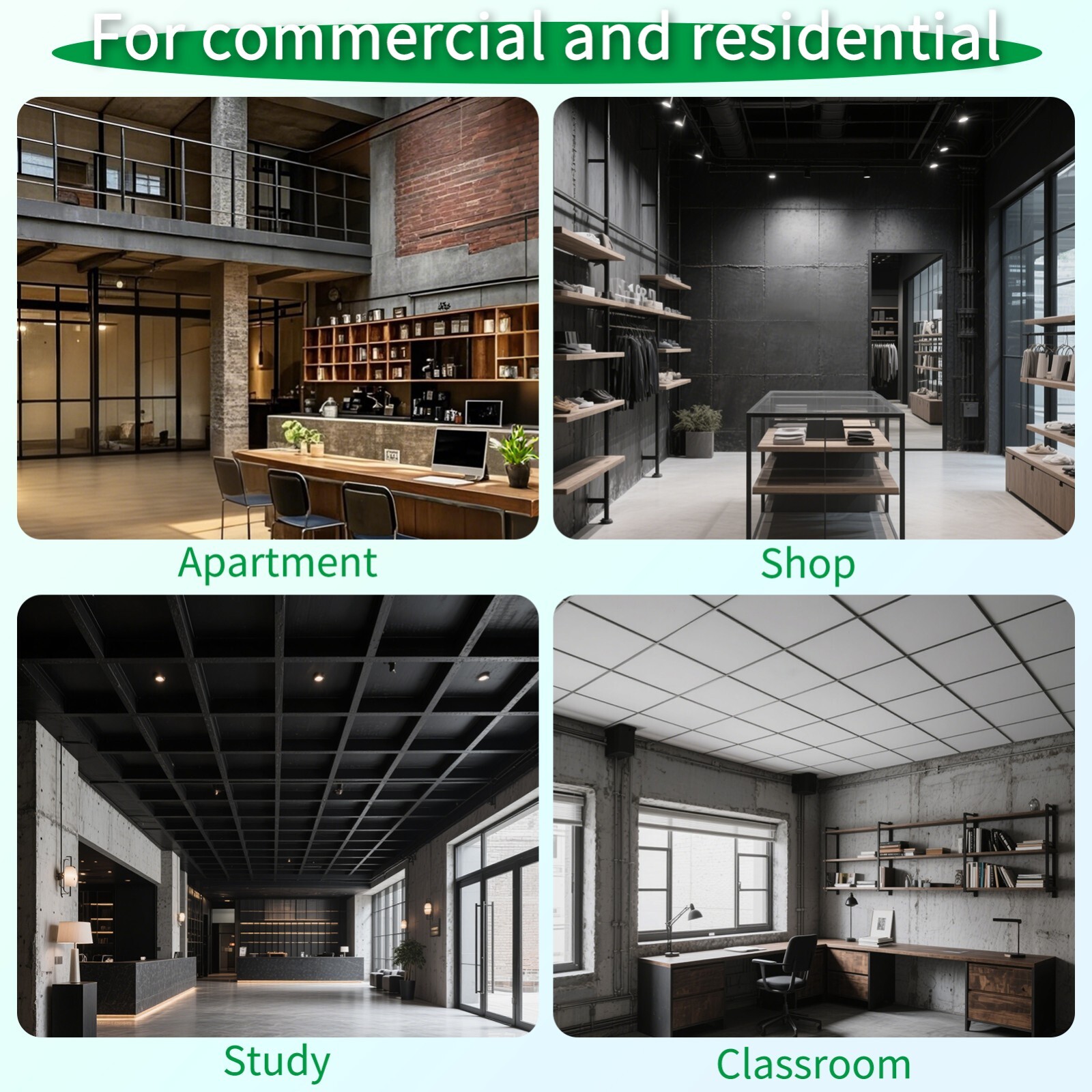 Art3d 33pcs PVC 3D Wall Panels Ceiling Tiles, 11.8″x11.8″ Each Piece