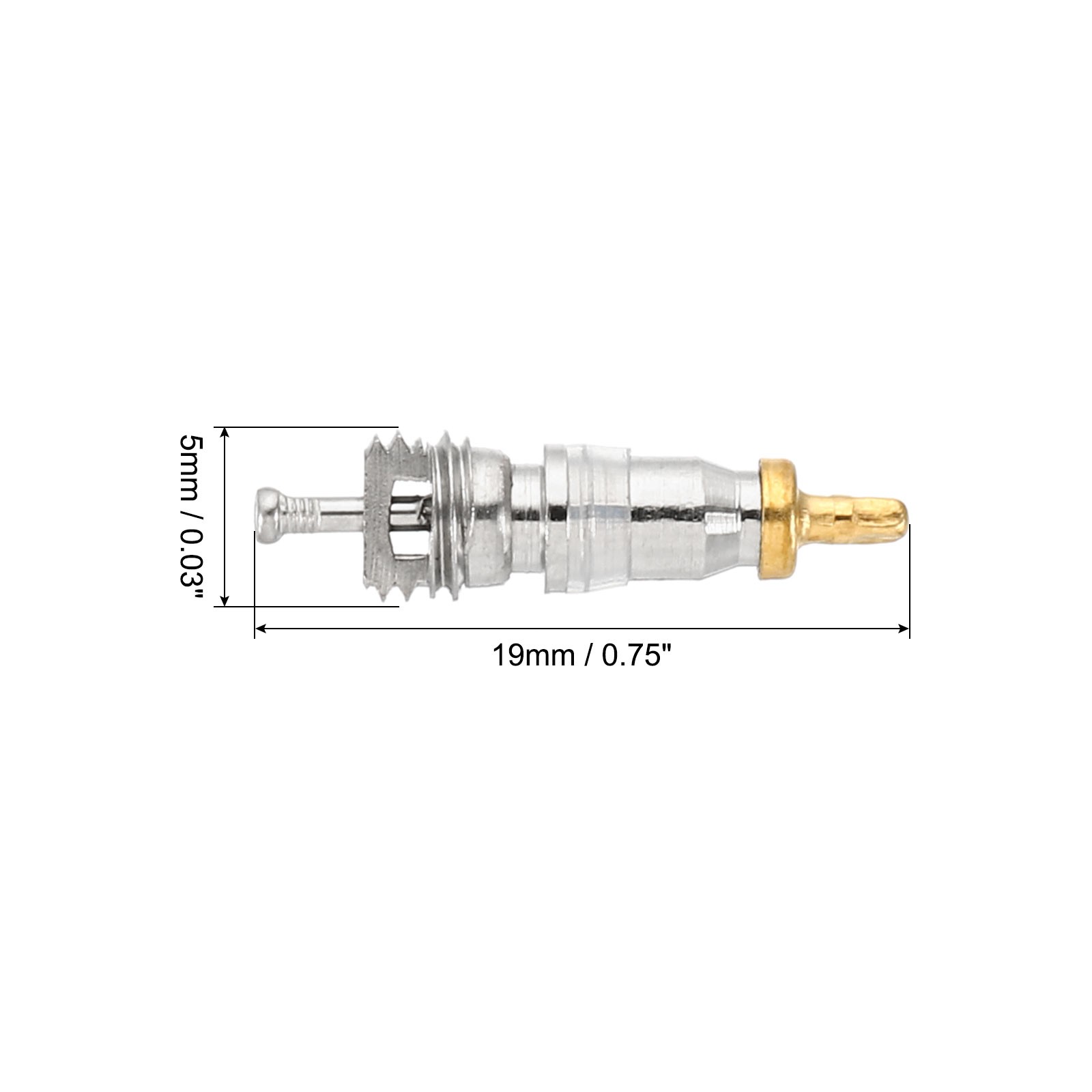 50 Pack Air Conditioning Valve Core with Seal AC SYSTEM Service Valve Stem Cores