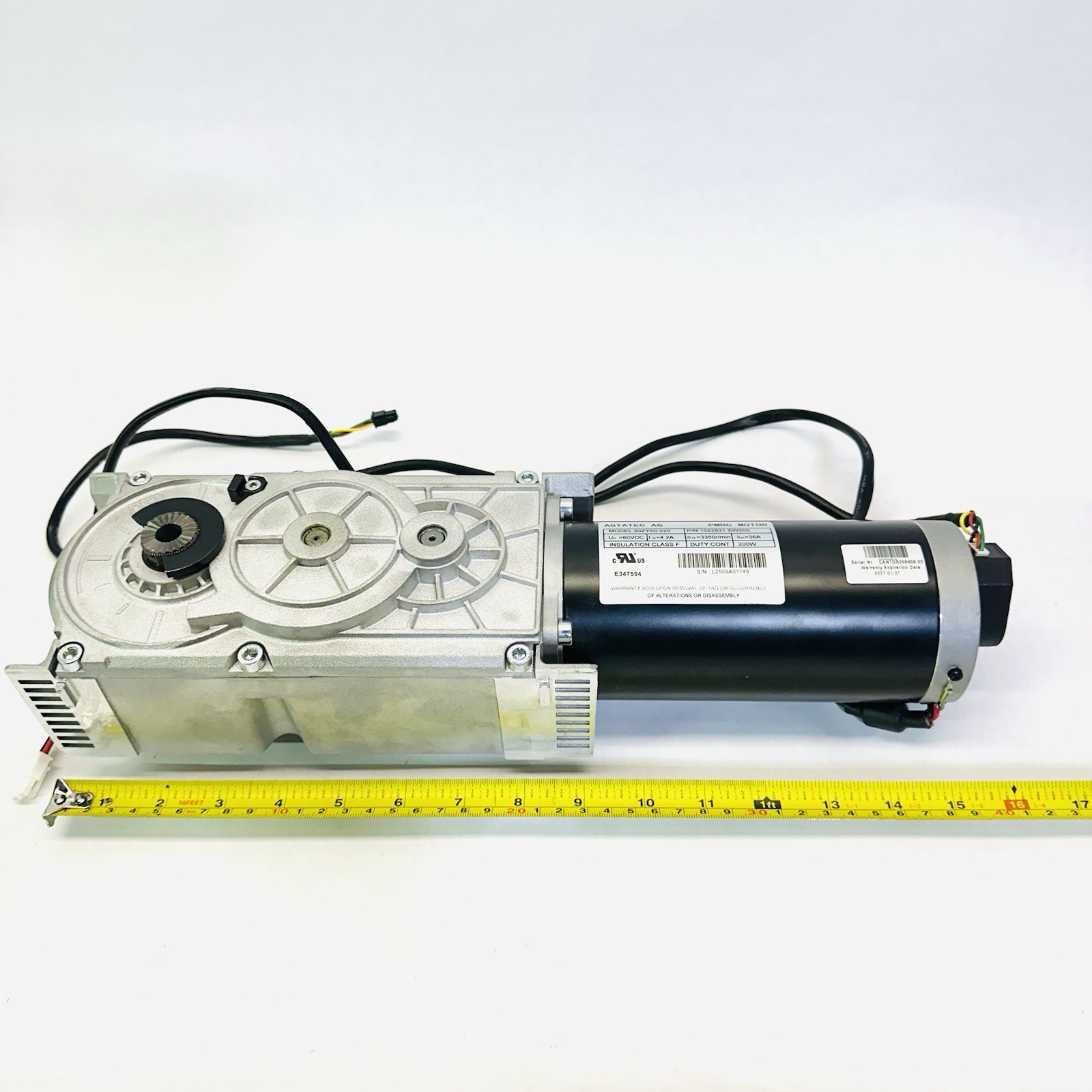 AssaAbloy Sw200 Swing Door Operator Motor Gearbox 1007300 / 1022931 / 80ZY60-220