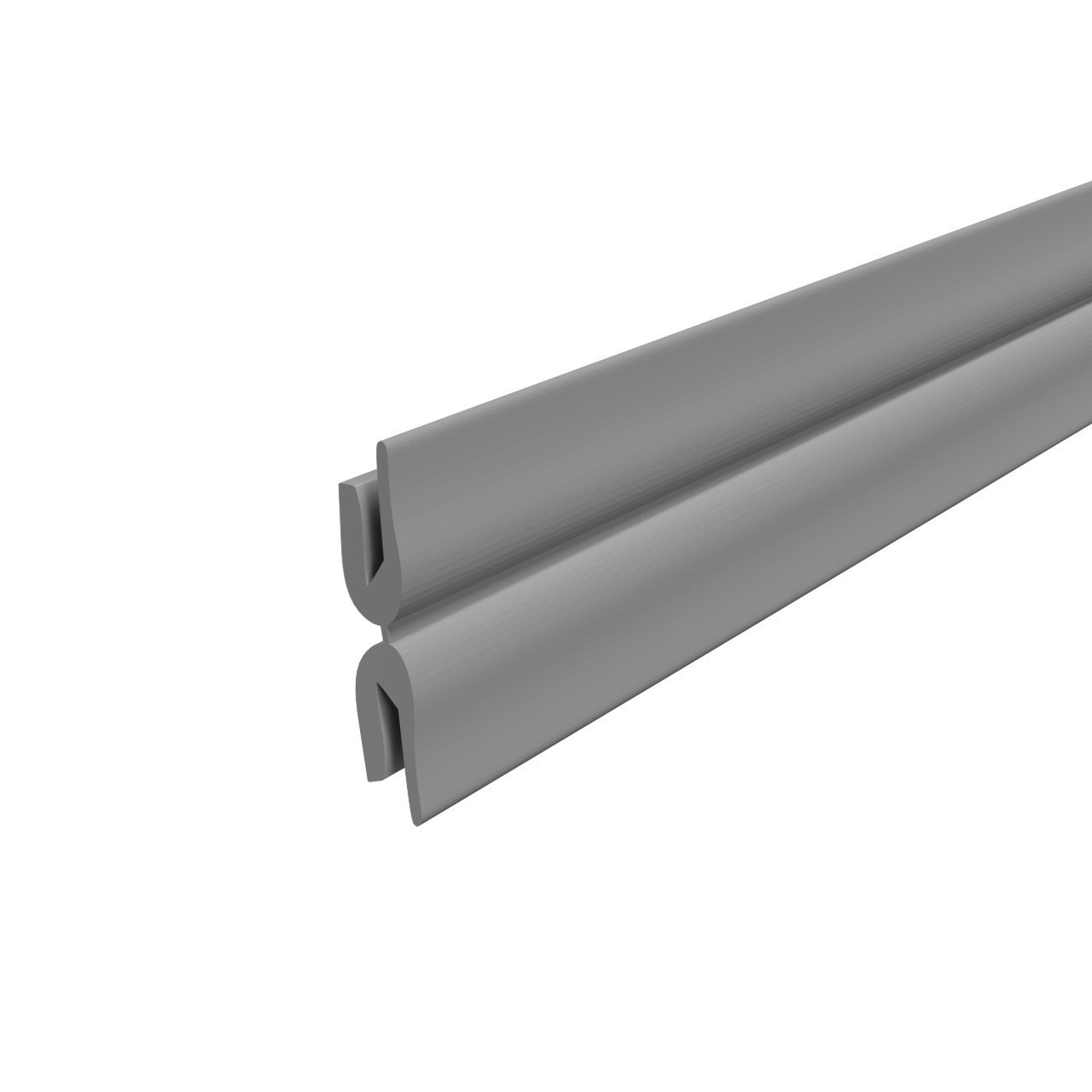 Stretch Ceiling Gray Double Harpoon for Linear Light Profile 50 m 160 ft