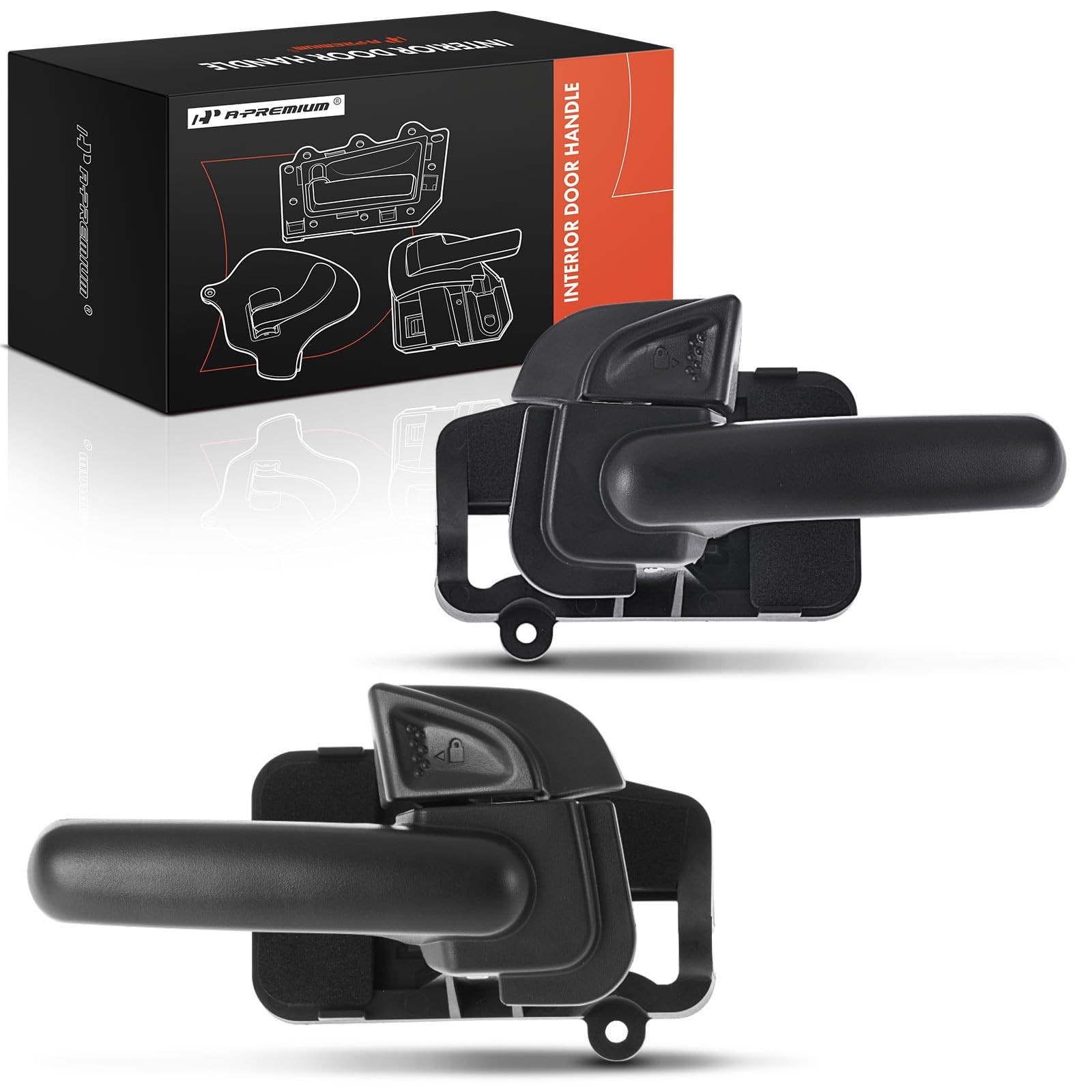 Inside Door Handles for Explorer Mountaineer 2002-2005 Textured Black 2PC Set