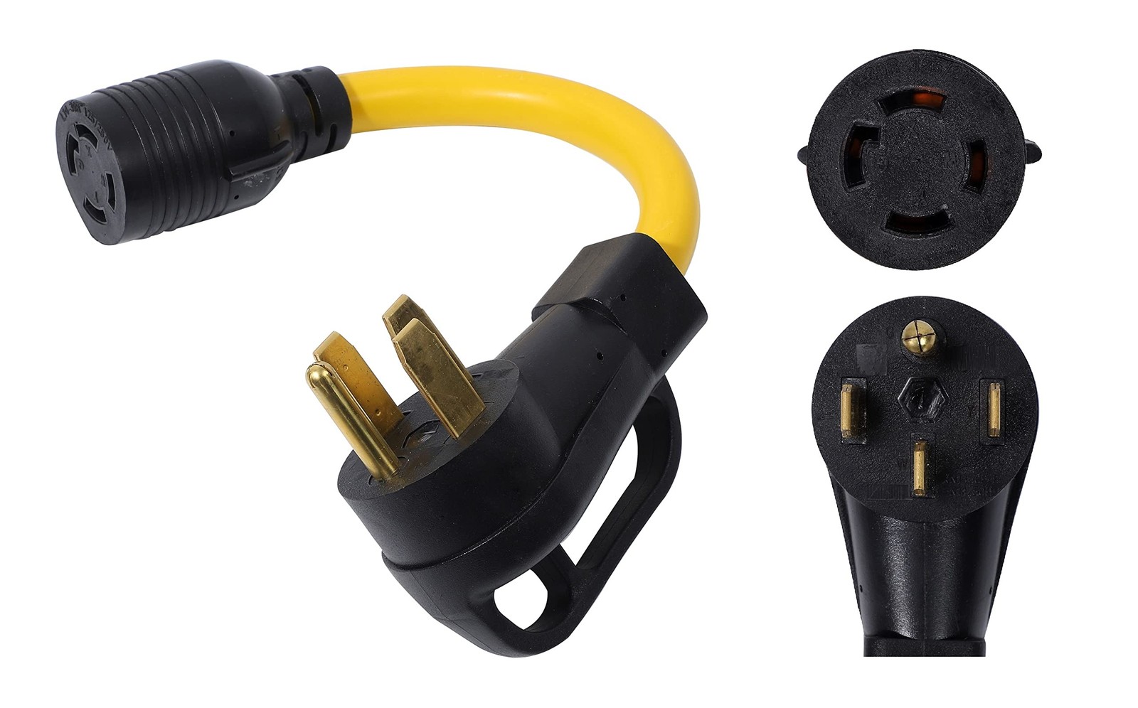 ONETAK NEMA 14-50P to L14-30R ETL Listed 50 Amp Adapter