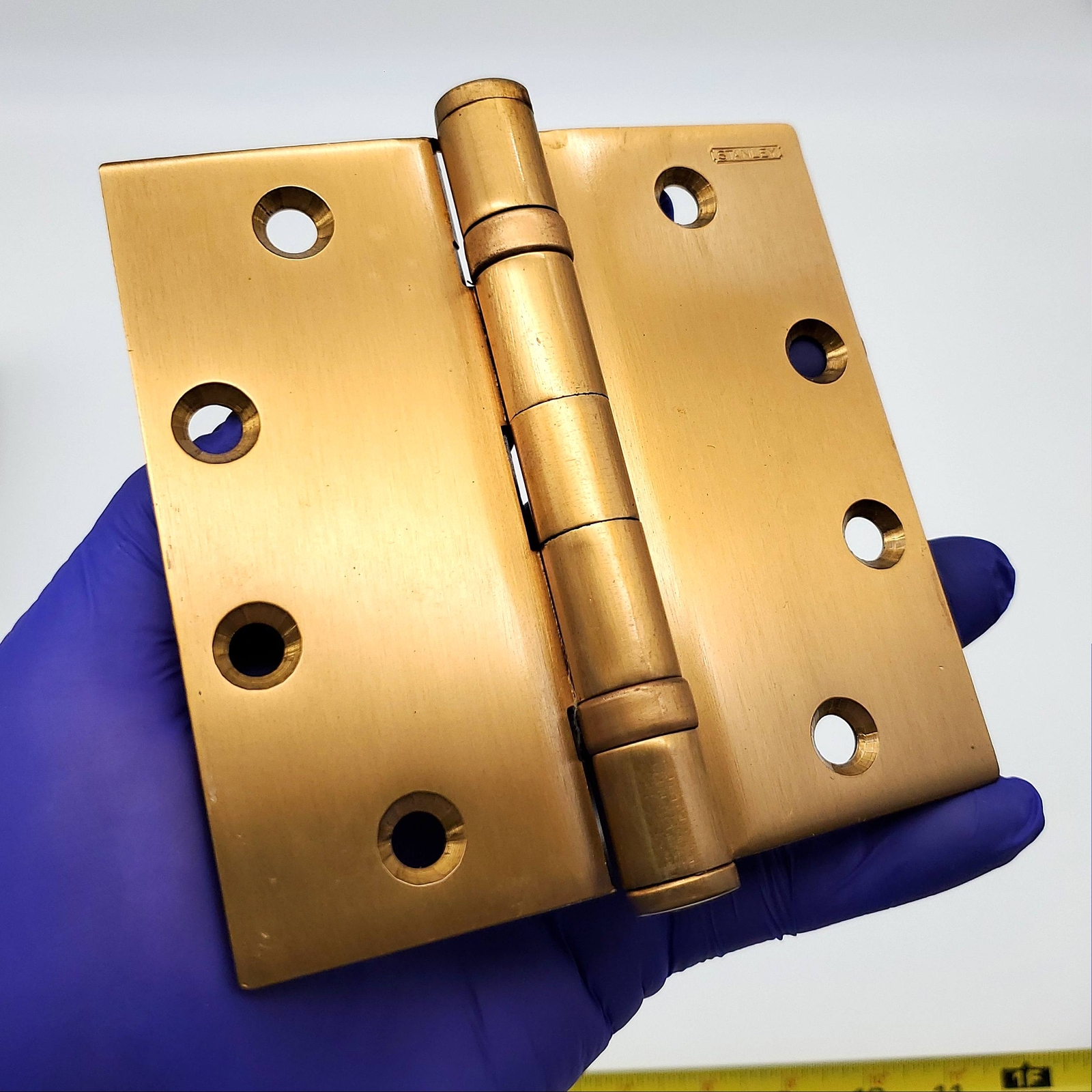 Stanley Door Hinge FBB193 Satin Bronze 4-1/2″ x 4-1/2″ Heavy Weight Full Mortise