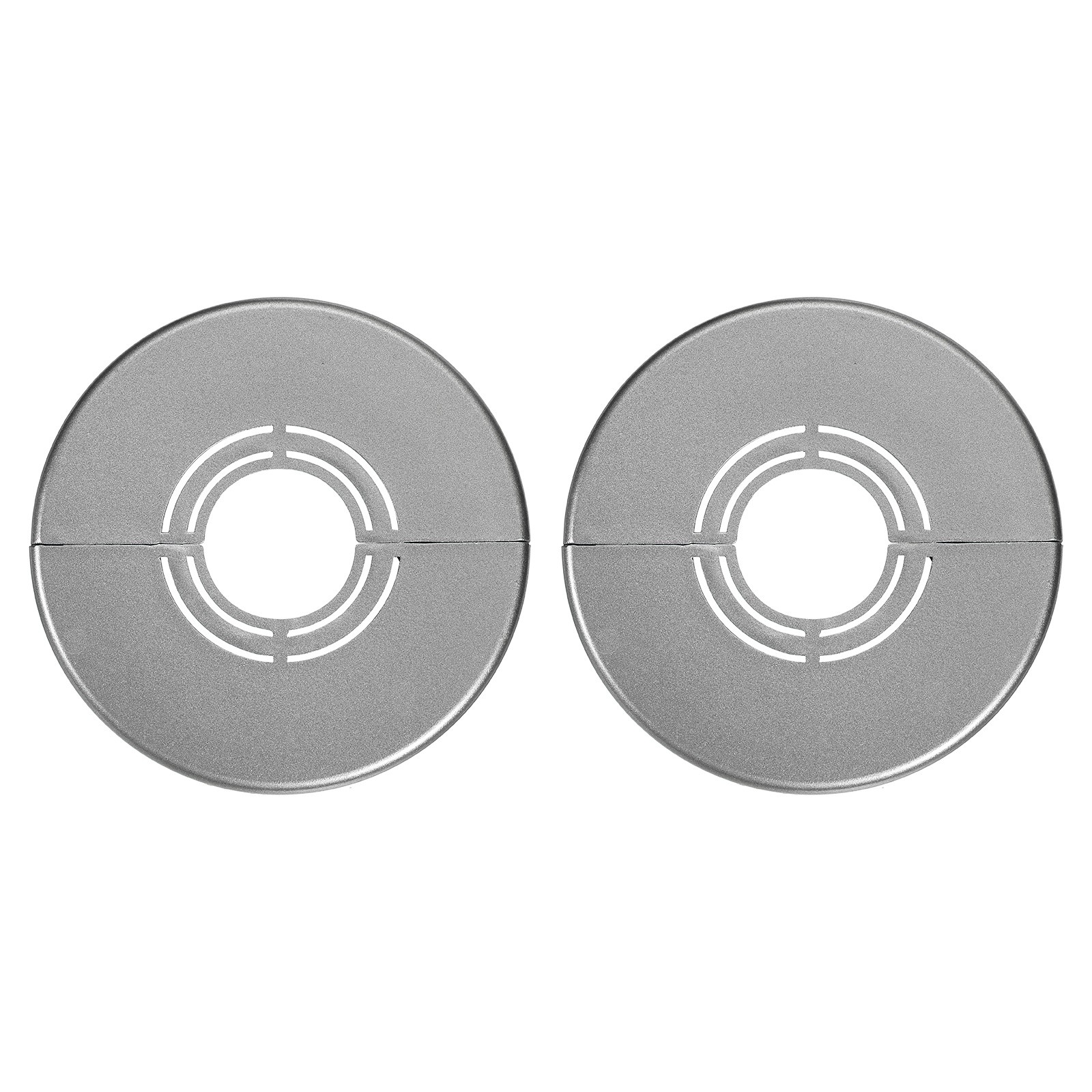 2pcs Wall Split Flange 0.98″ Plastic Round Split Flange Pipe Cover, Gray