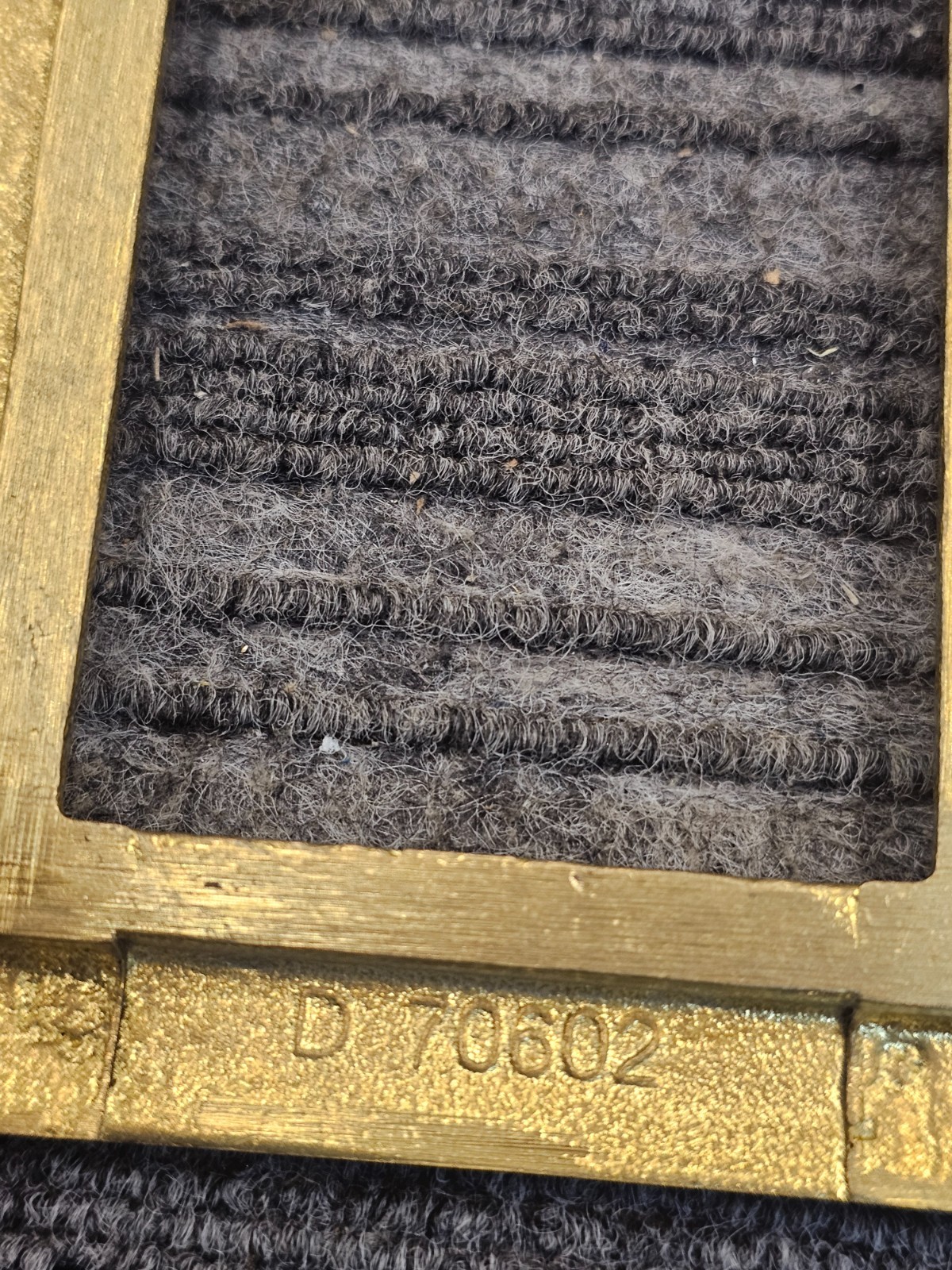 Hubbell SB3083 1-Gang Solid Brass Brushed Rectangular Carpet Flange 6″ x 4-3/4″