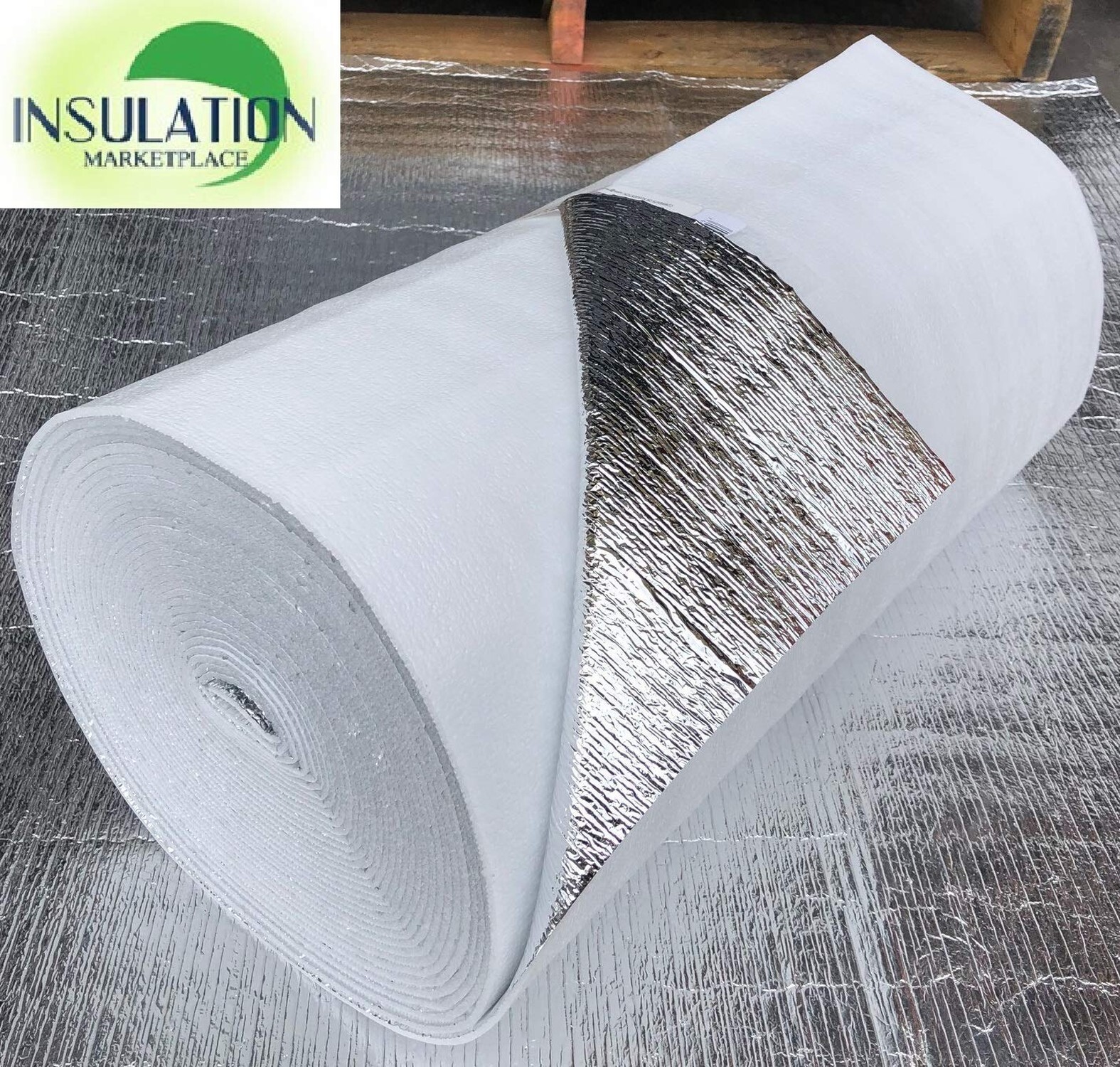 SmartSHIELD -5mm 24″x50ft Reflective Foam Core Insulation roll, Cold and Heat S