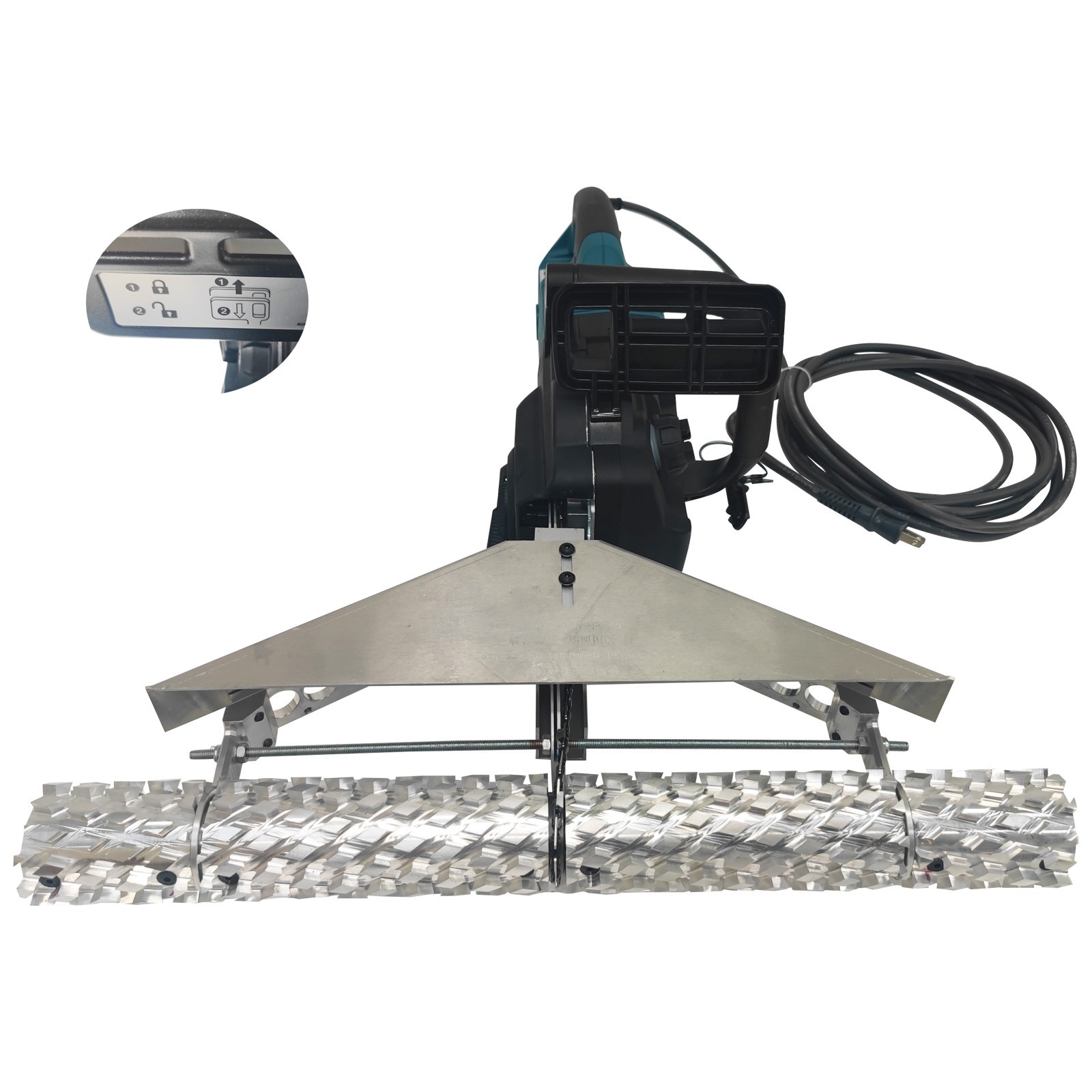 19.7″ Open-Cell Foam Planer Insulation Trimming Equipment 110V 14.5m/s Speed