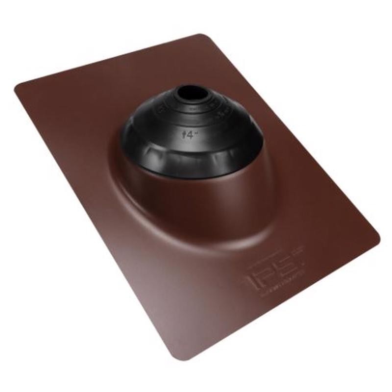 IPS 12×16 Brown Metal/Plastic/Rubber Roof Flashing