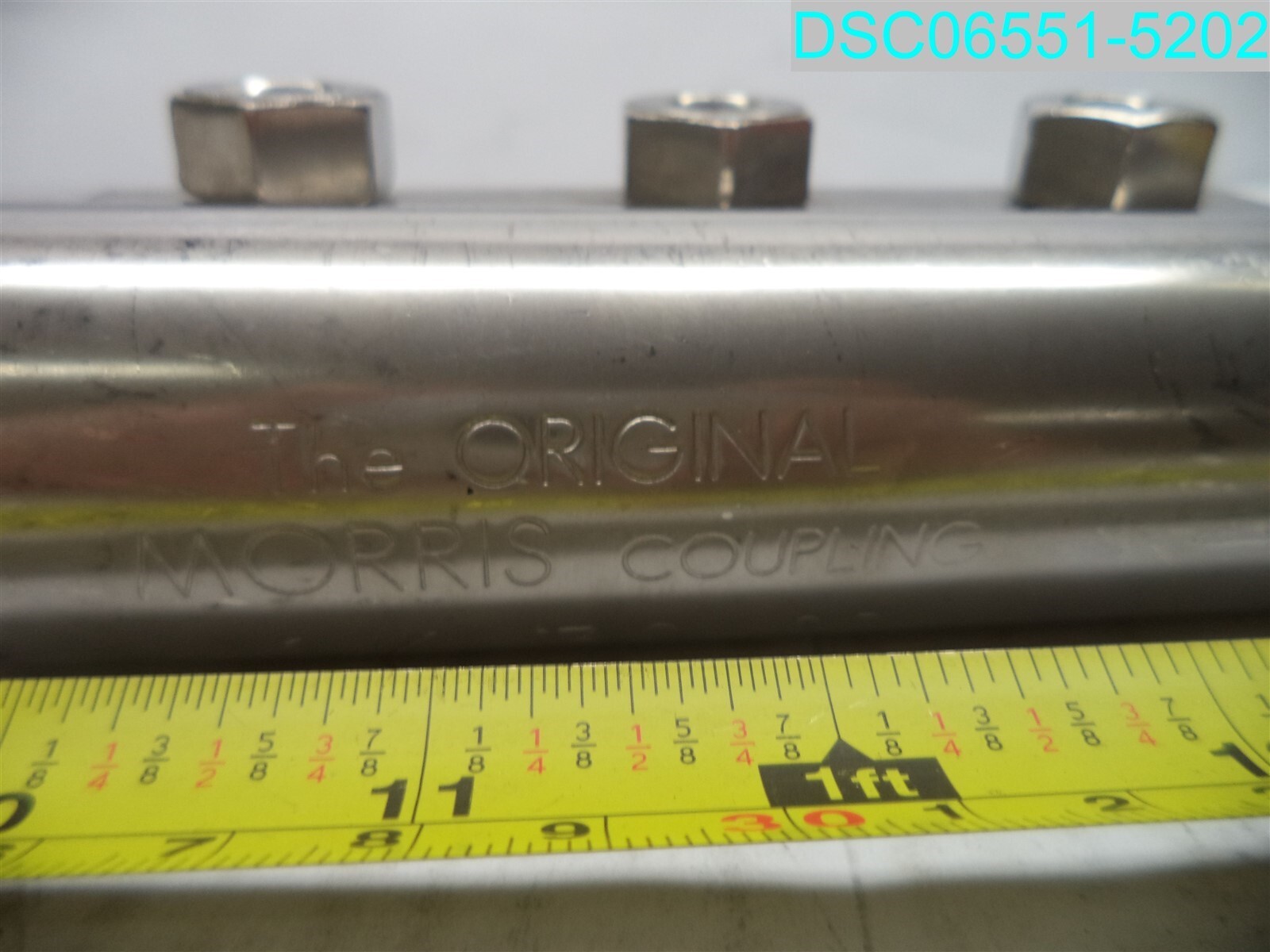 THE ORIGINAL MORRIS COUPLING 1-1/4″ 3C-OD SO #050224 31.8MM OD