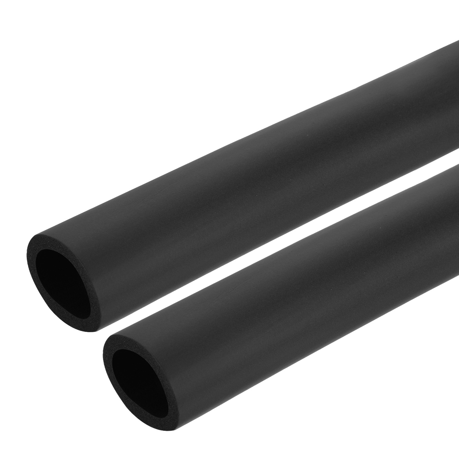2pcs 0.3 Meter/1ft Pipe Insulation Tube 25mm ID 35mm OD Foam Tubing, Black