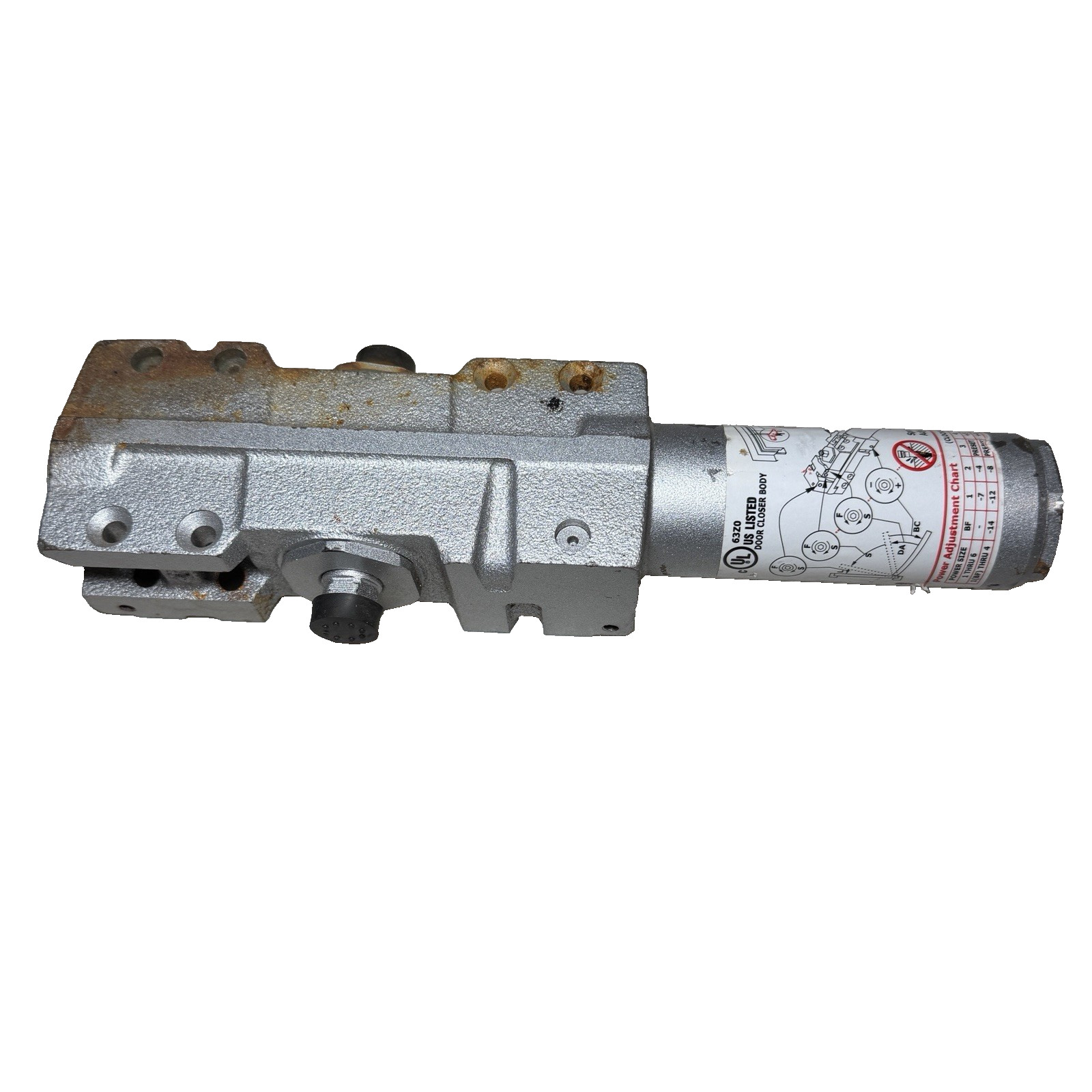 PDQ 7100 Grade 1 Heavy Duty Door Closer Cylinder, 63ZO NEW SEE DESCR
