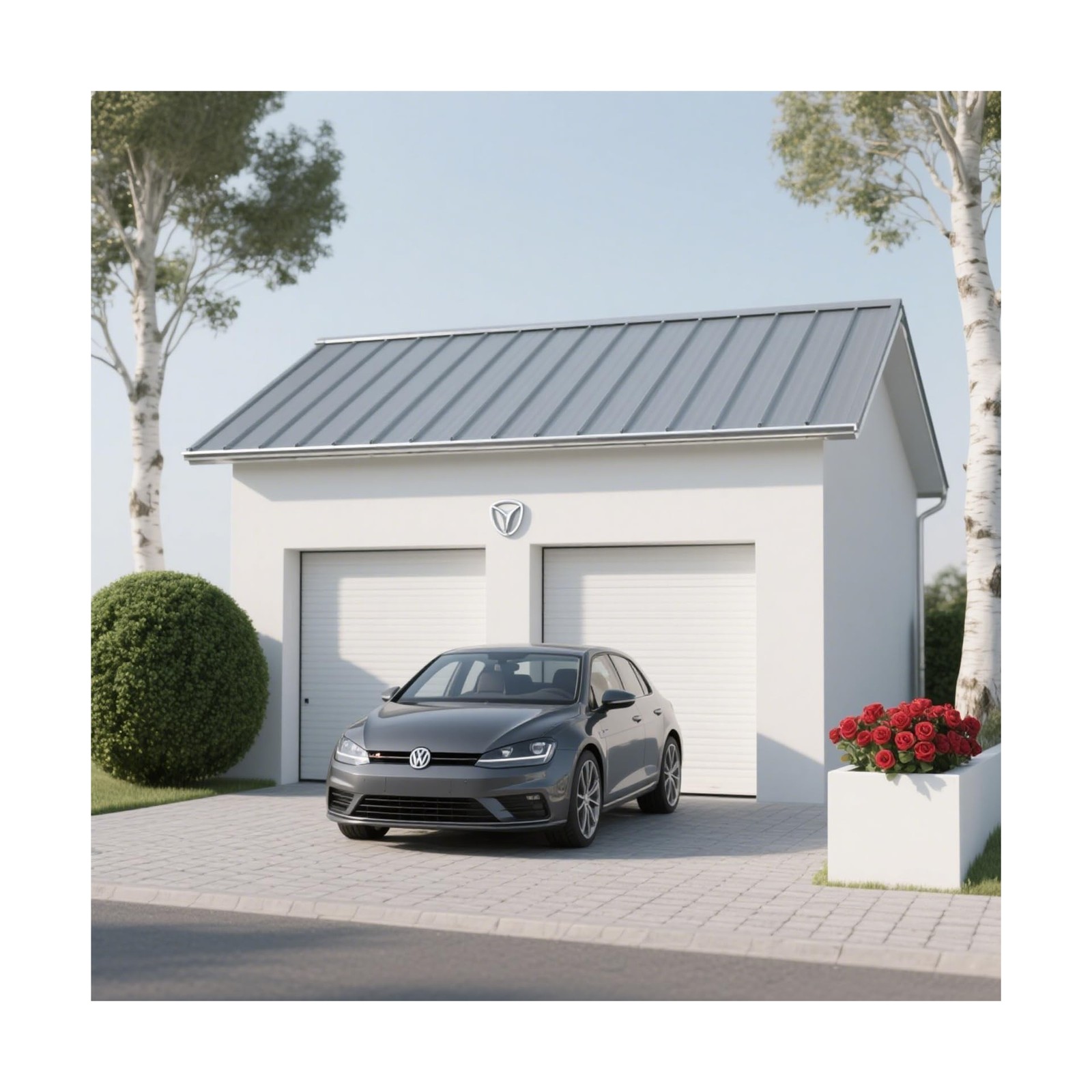 18 Pcs Metal Roofing Panels, L43.3×W17.72 Inch Corrugated Galvanized Roofin