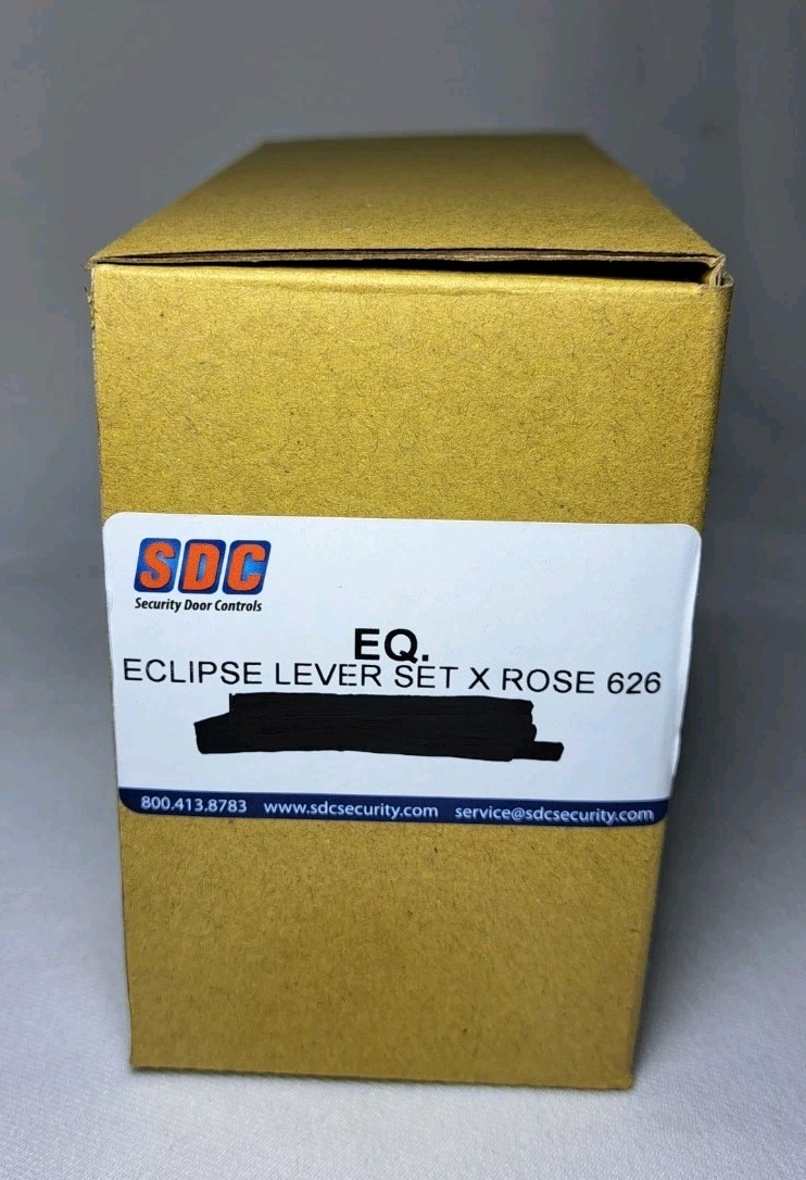 SDC EQ Eclipse Lever Set x Rose – Satin Chrome (626 Finish) SZEQ – SDCEQ