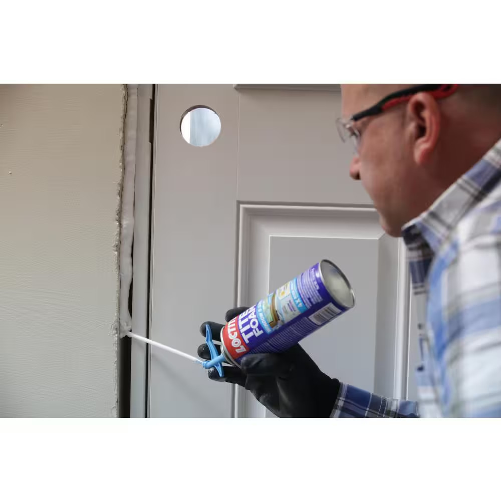 TITE FOAM Windows and Doors Spray Foam, Bright White, 12 Oz. Can, Insulating Spr