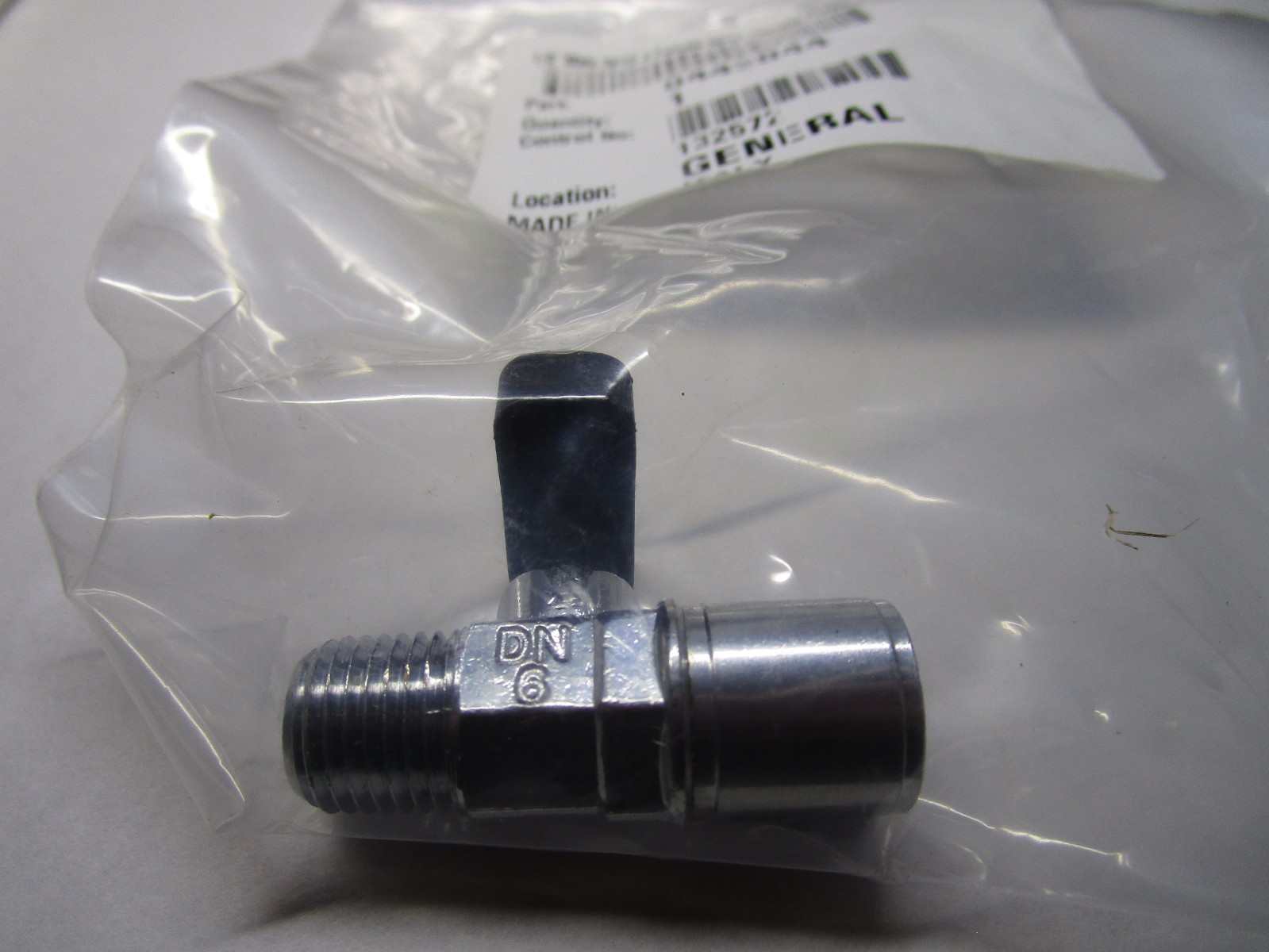 1/4″ Male NPTF x Female NPTF Chrome Plated Brass Mini Ball Valve